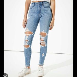 AE Dream Ripped Super High-Waisted Jegging - 12 X-Short